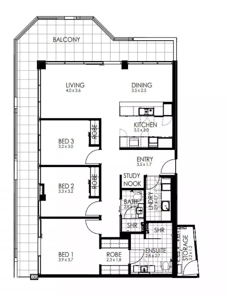 Stunning views from this 6th floor apartment!