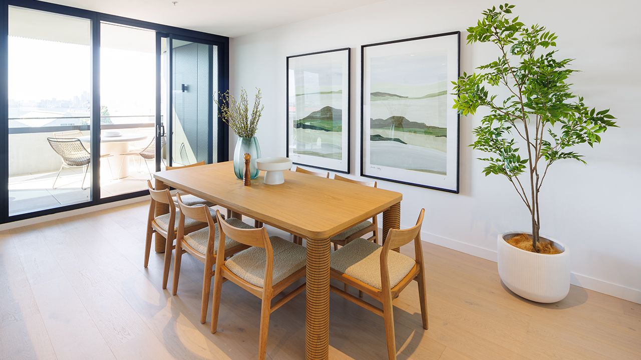 Fourth-Floor Merchant Apartment at Waterline Place Williamstown. Limited time offer: We'll pay up to $50k in Stamp Duty 