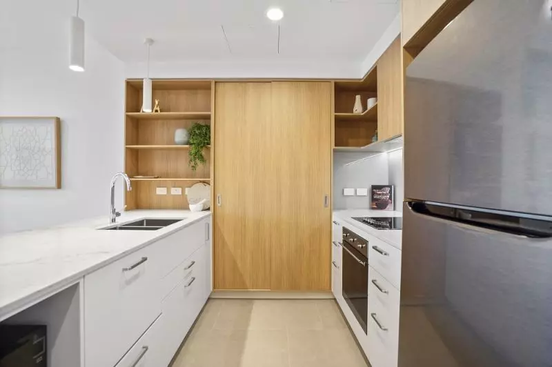 Top-floor, north-facing apartment with ocean and Broadbeach skyline views