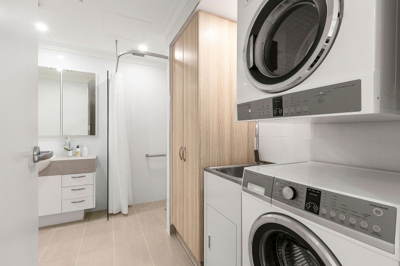 Tranquil courtyard views from the second level