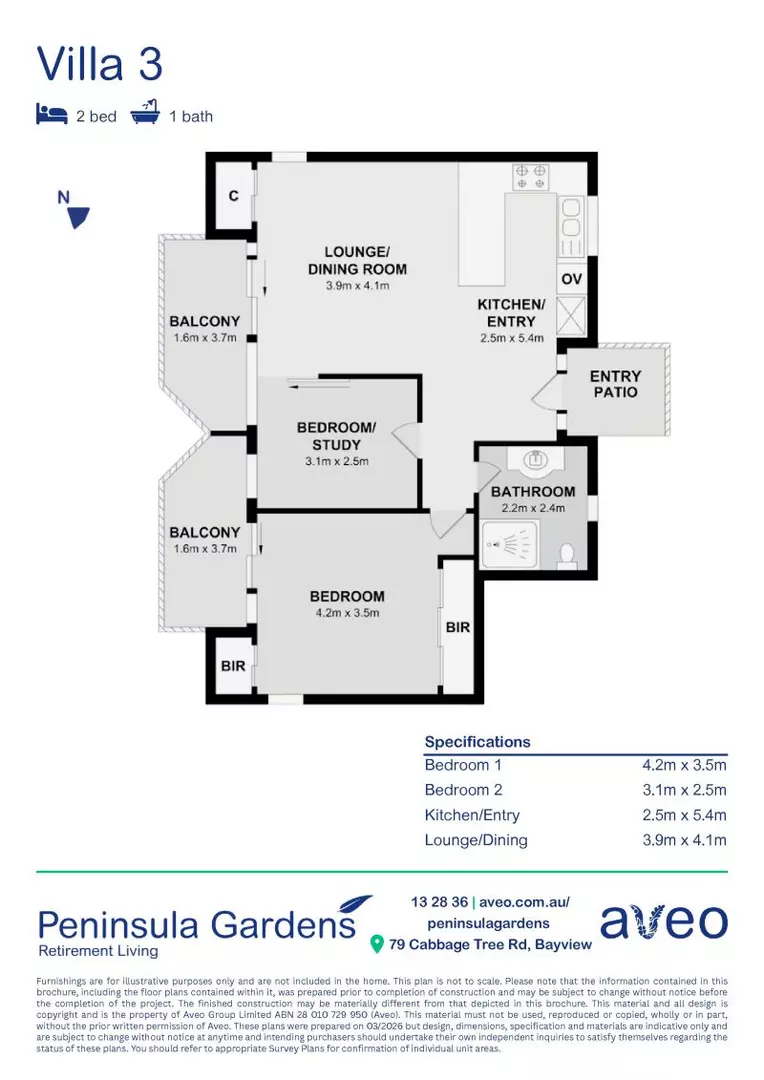 Bright accessible villa close to the amenities