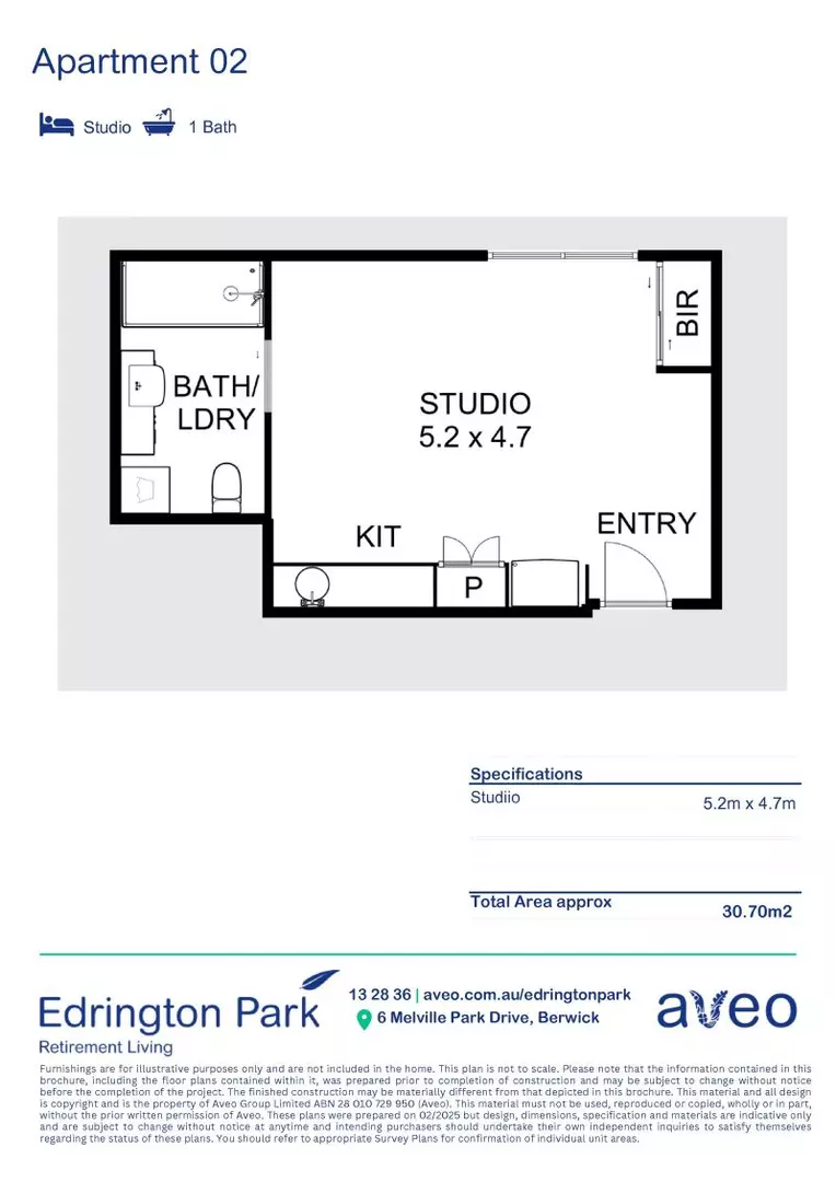 Modern apartment close to the community amenities