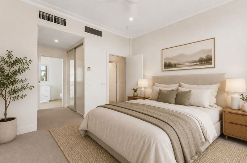 Stylish north-facing two-bedroom apartment!