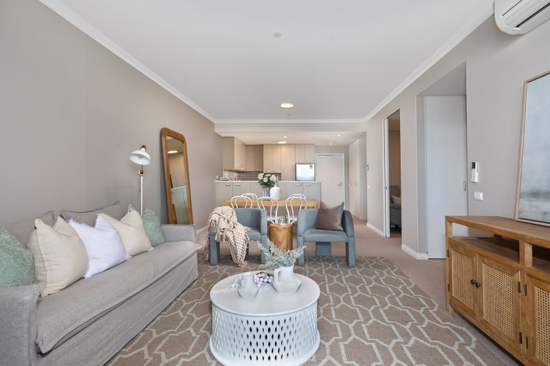 Under Offer -Blue ribbon retirement living framed by a captivating seaside panorama  and refined contemporary interiors