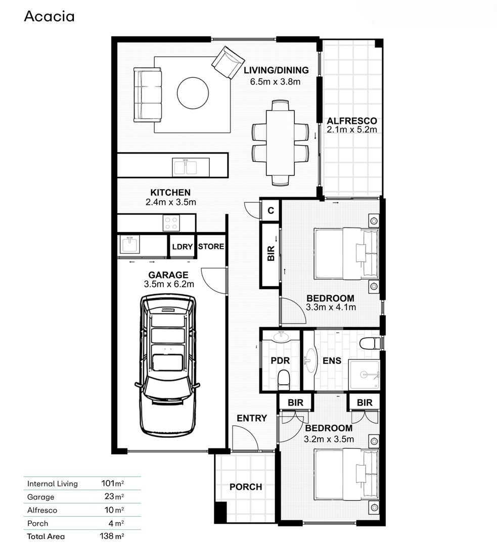 Open Plan Corner Retreat