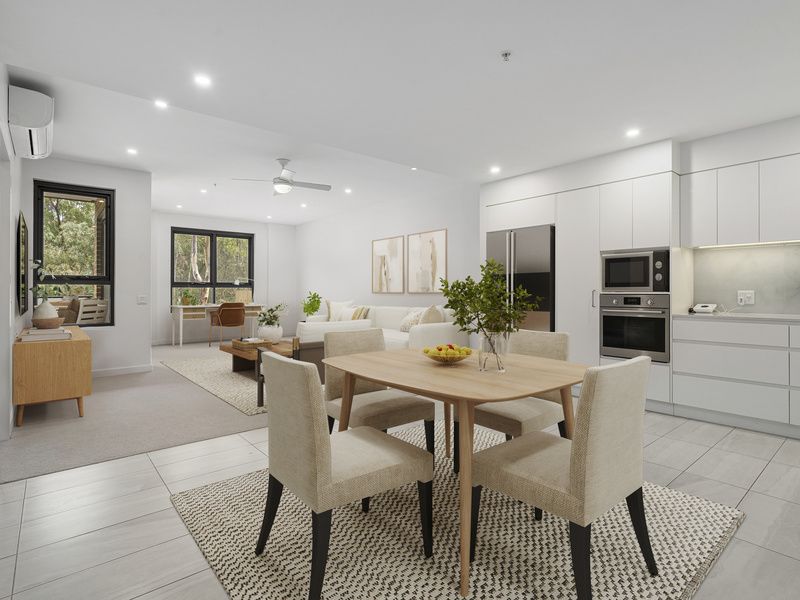 Ground Floor Apartment with Garden-View Balcony