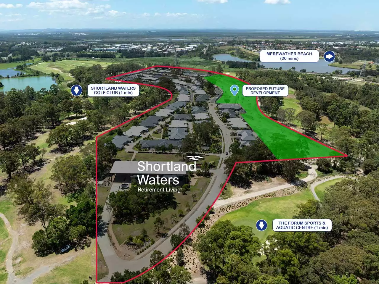 Golf-side retirement living in Newcastle - New villas now selling!