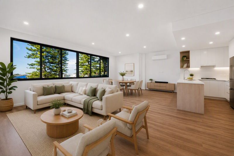 Oversized Two-Bedroom Apartment with Water Views