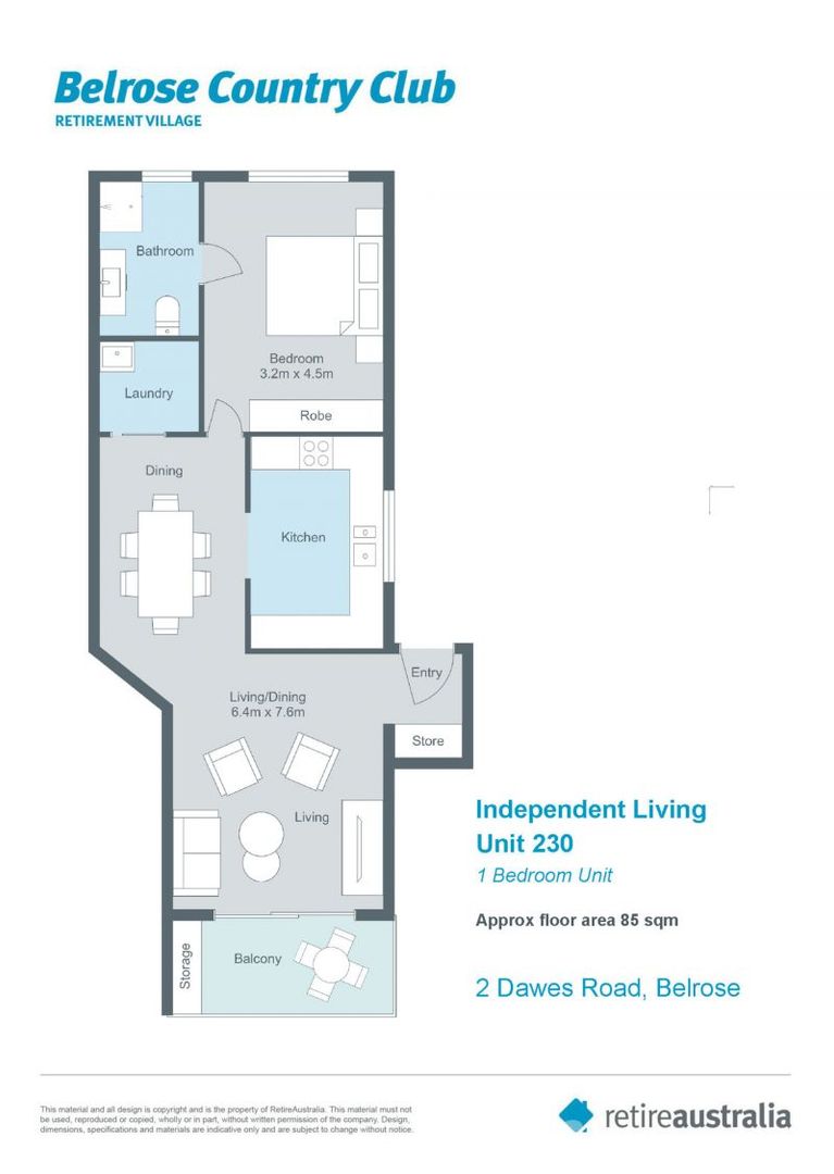 Perfectly located unit overlooking lush, green gardens.