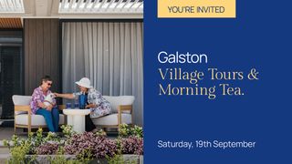 Join us for an exclusive of Living Choice Galston