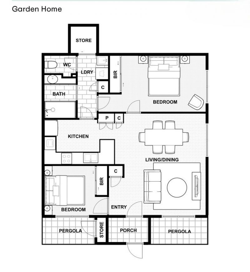 Elegantly Updated and Courtyard Charm