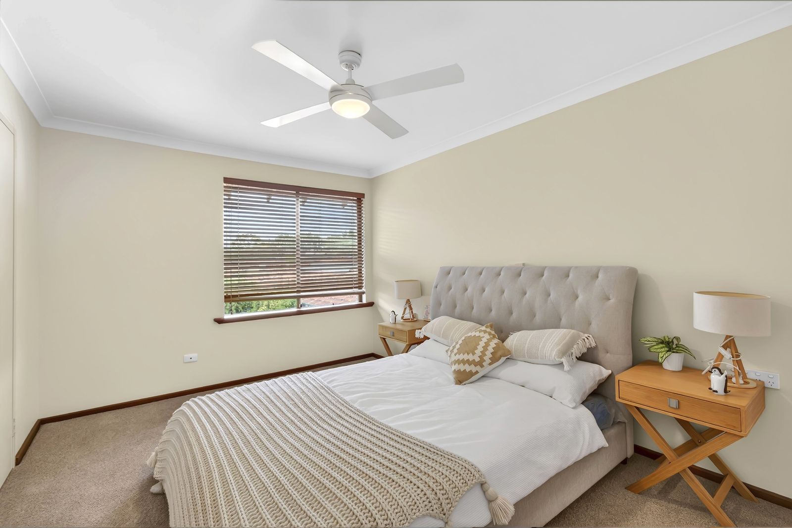 Freshly updated villa with garden views & sunny east-facing balcony