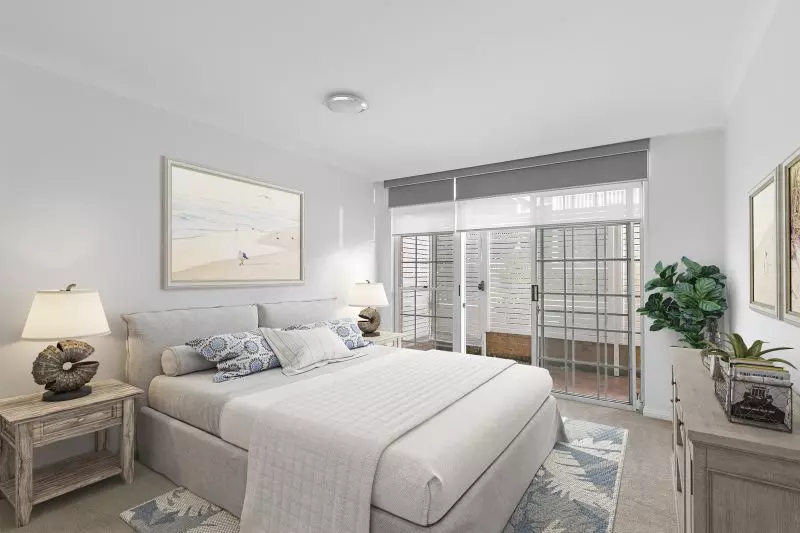 Newly renovated spacious ground floor unit in ideal location.