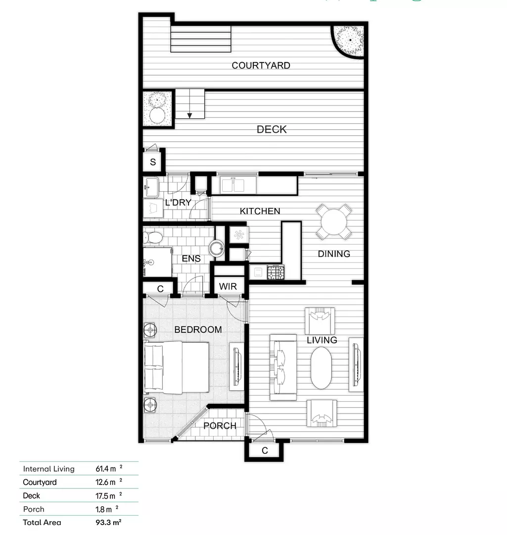 Peaceful Retreat with Garden, Deck and Spacious Garage
