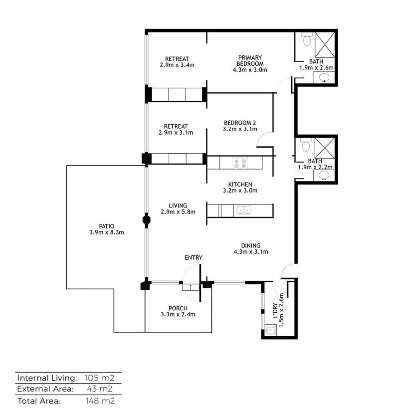 North-Facing Garden Apartment in the Heart of Annesley