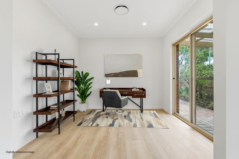 Fully renovated two-bedroom with views to Harry Pottage reserve