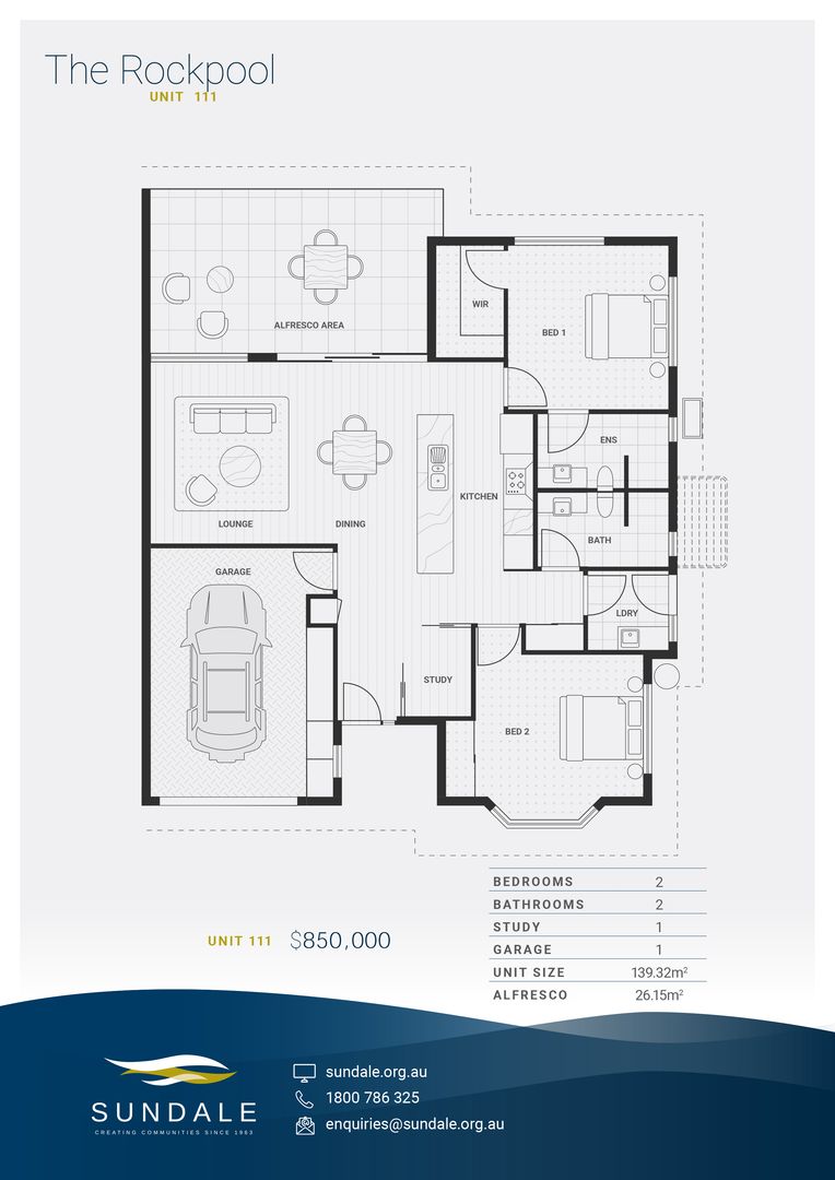 Combining style and simplicity, the Rockpool prioritises space and flow.
