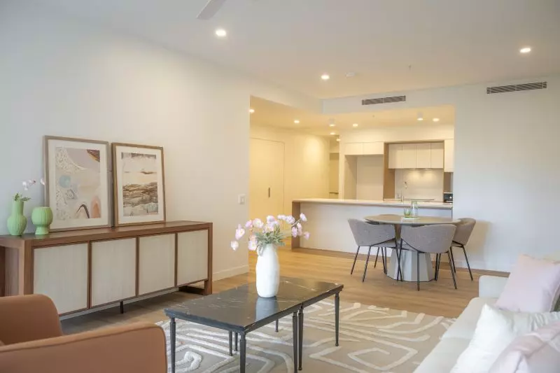 A prefect location to watch the sunset and the green suburb of Corinda
