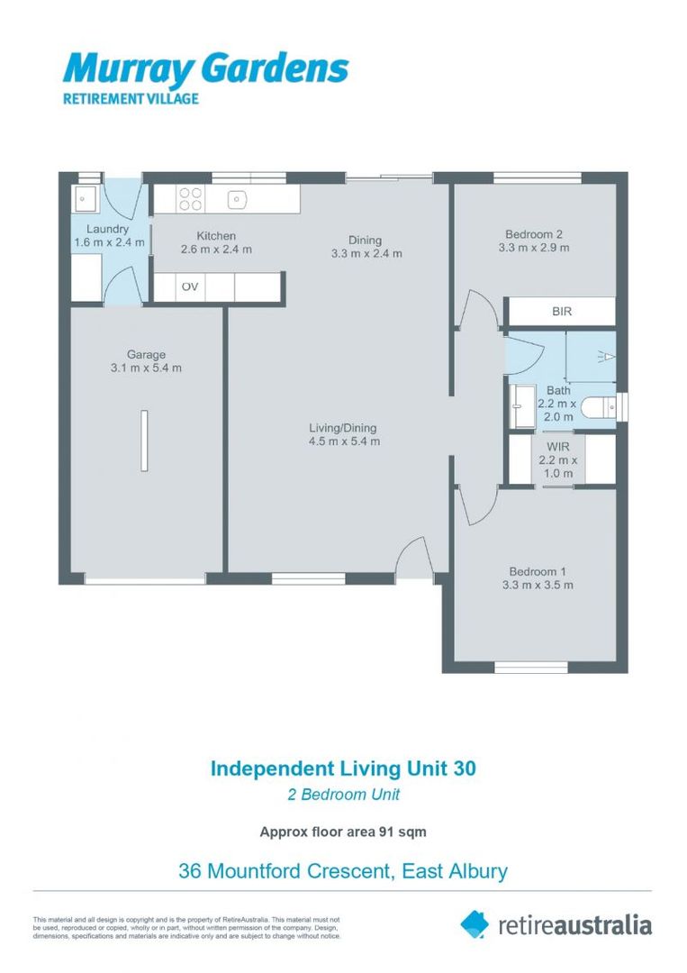 Lovely unit located in a quiet Court.