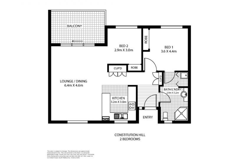Open plan living with garden outlook