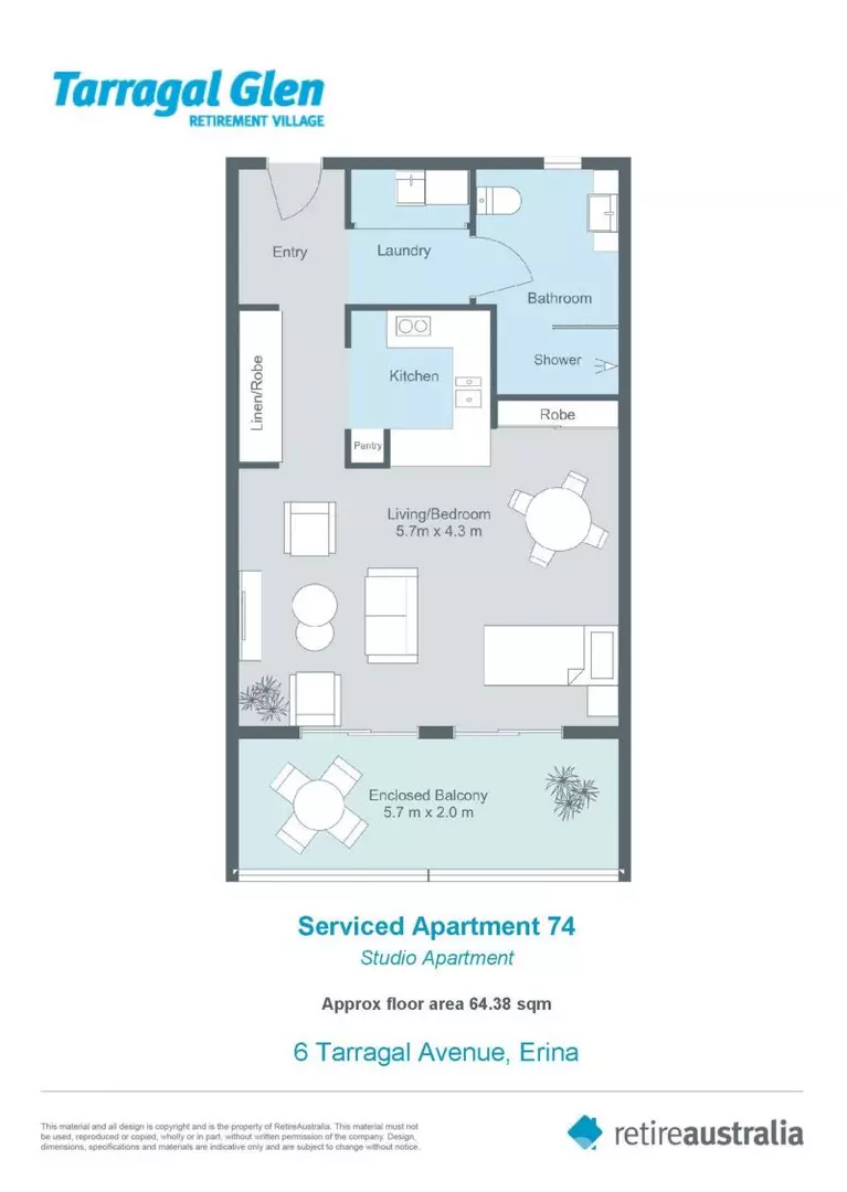 Stylish First Floor Studio Apartment