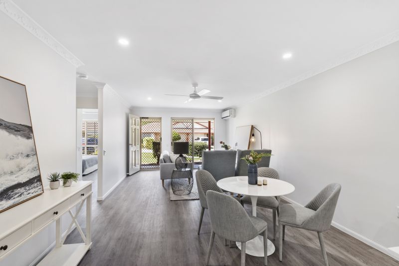 2-bedroom villa with single lock-up garage