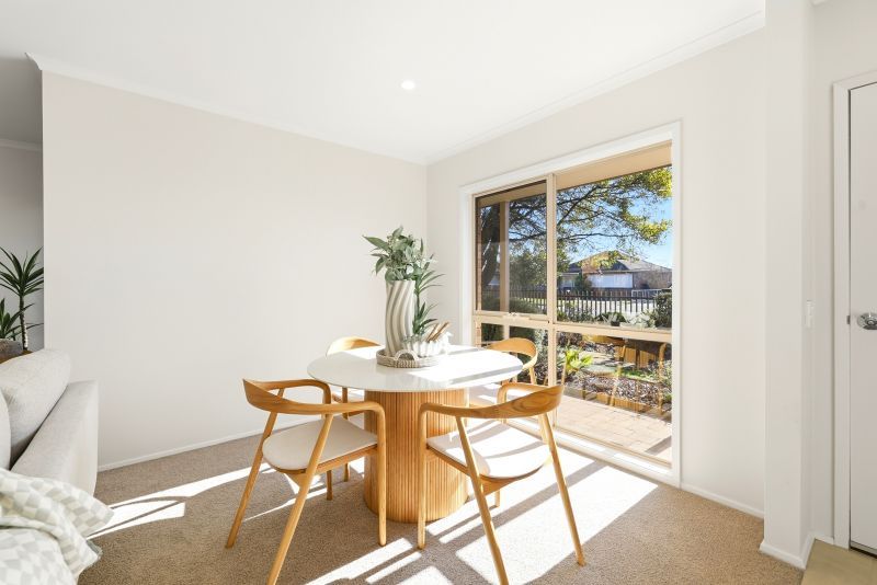 Rare north-facing corner home with garden views