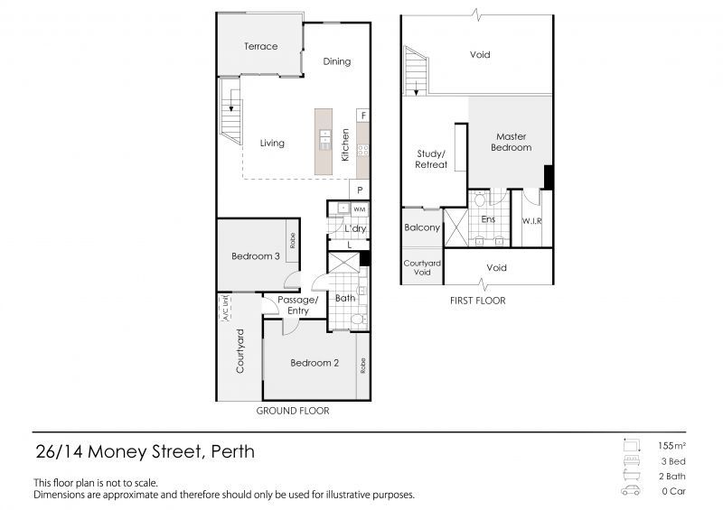 Warehouse Terrace Style Apartment With 3 Bedrooms Plus a Study!!
