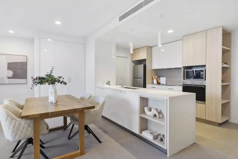 East-facing, two-bedroom apartment with a peaceful nature reserve outlook