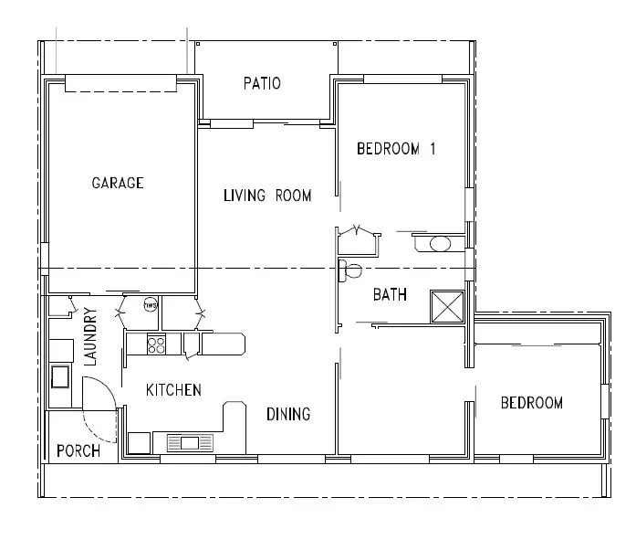 Stand alone 2 Bedroom Plus Study Unit