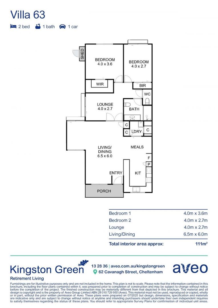 Stylish 2-bedroom villa nestled amongst a beautiful garden setting