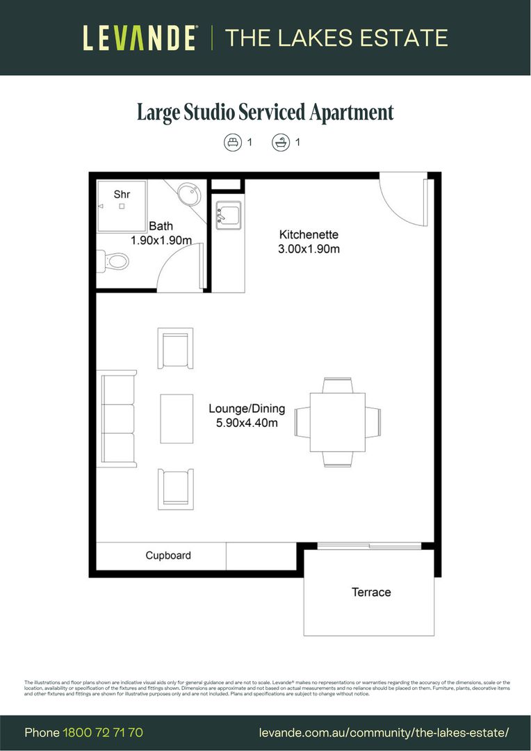 Studio | Serviced Apartment 389