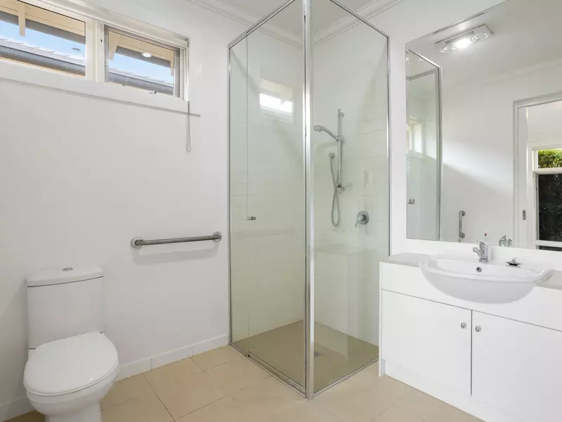 North-facing with High ceilings and Private Courtyard