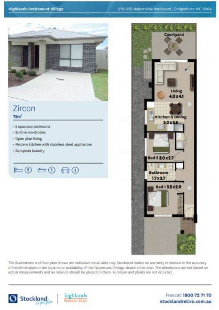 Stylish villa with private outdoor space