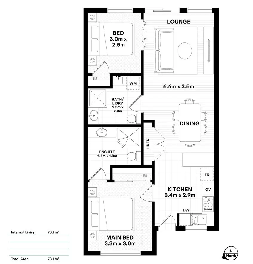 Stylish Haven with Fresh Updates and Garden Views