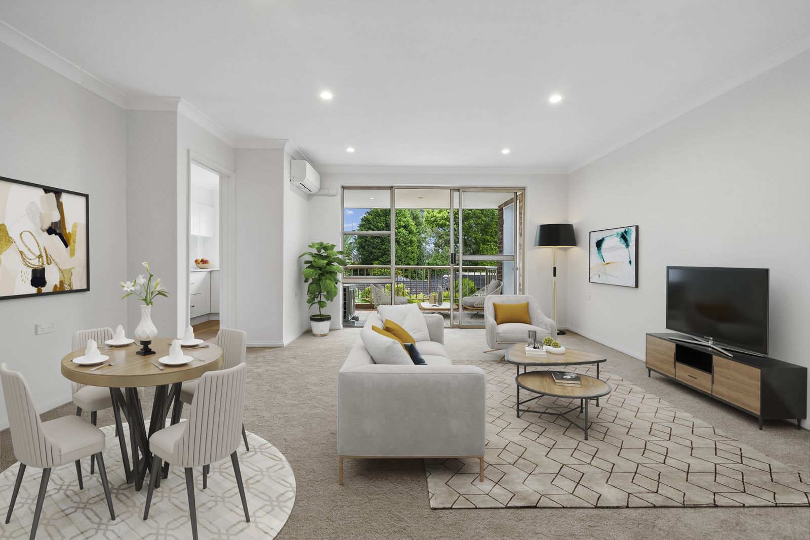 Freshly Renovated, Light-Filled Living