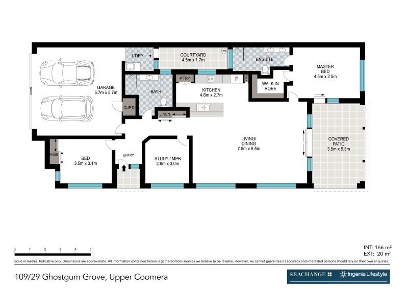 Coastal Two Bedroom + Study Home