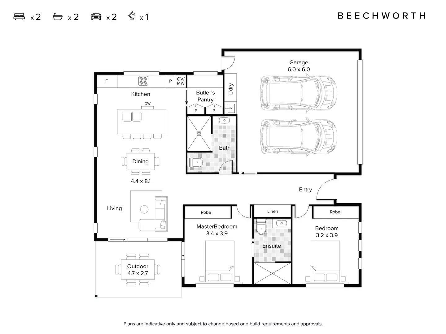 Final Stage 2 Bed 2 Bath 2 Car Homes Now Released