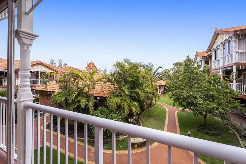 Sweeping Garden Views from the Balcony