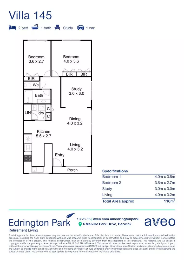 Beautifully refurbished 2-bed plus study villa