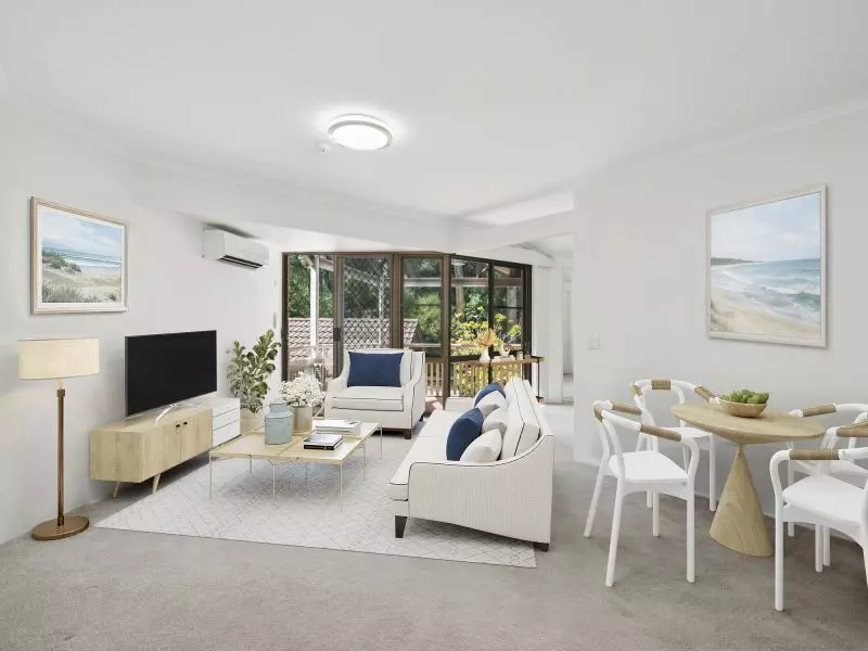 Privately set apartment with a peaceful, leafy aspect