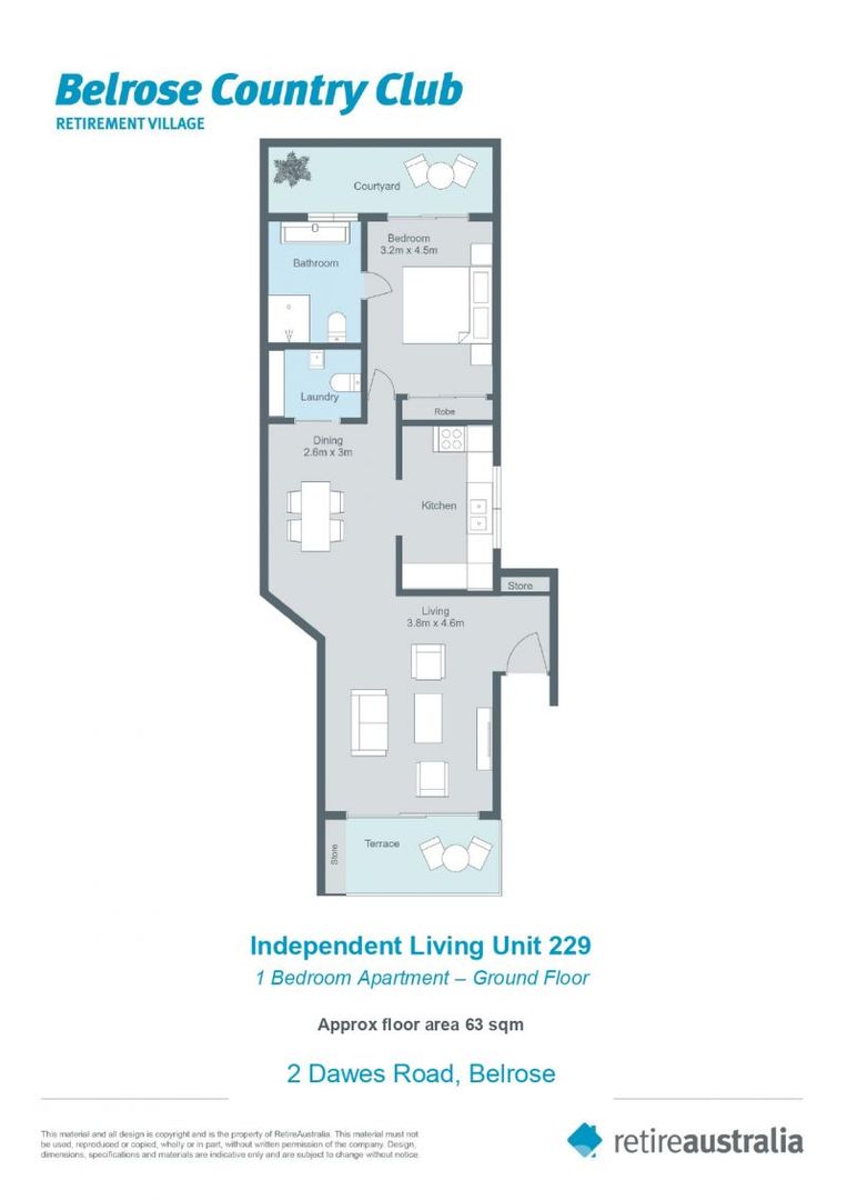 Elegantly renovated ground floor unit overlooking beautiful gardens close to clubhouse.
