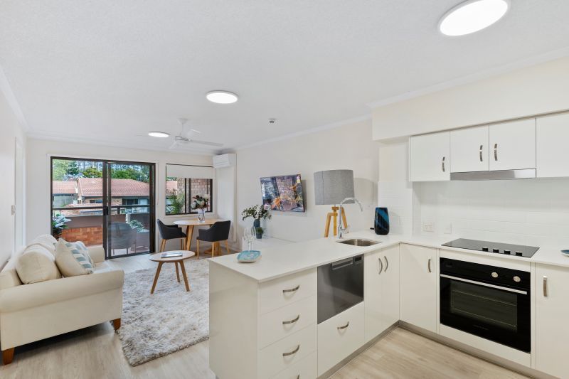 Modern apartment with private balcony