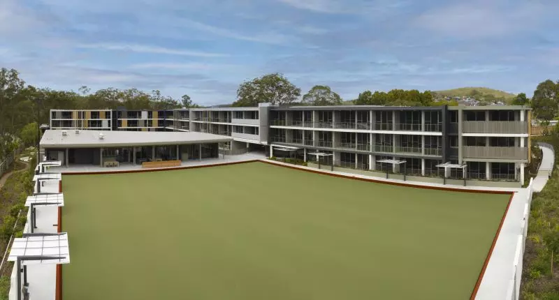 North-facing two-bedroom apartment with Brisbane skyline views