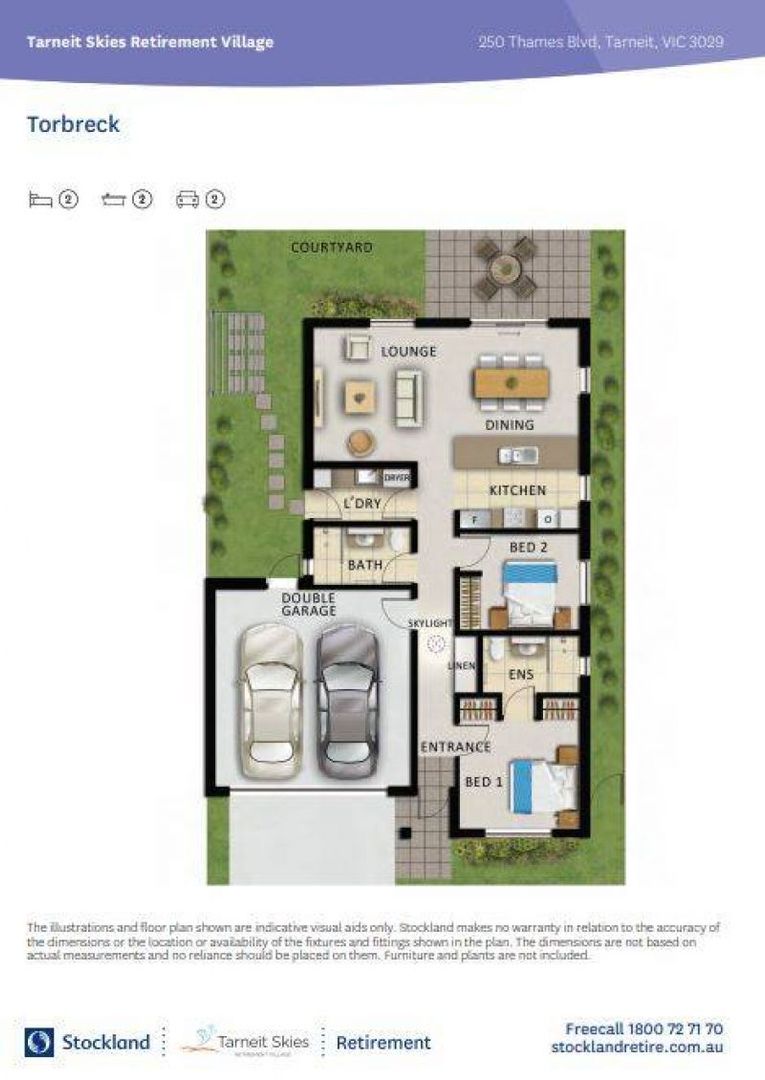 Bright and open villa with double garage