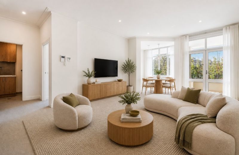 Unique North facing two-bedroom apartment!