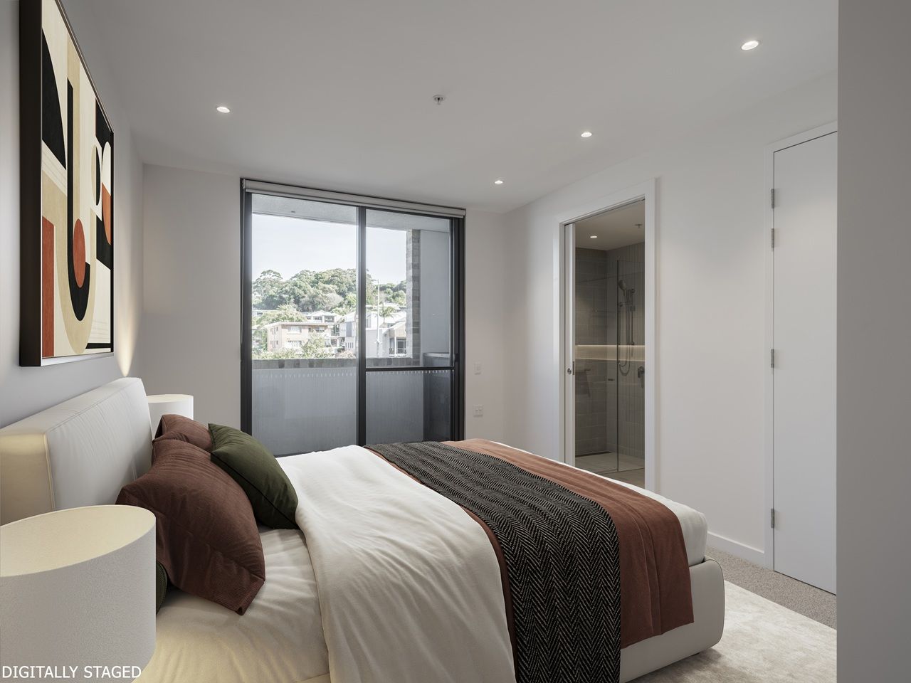 North Facing Apartment with Lush Courtyard Views