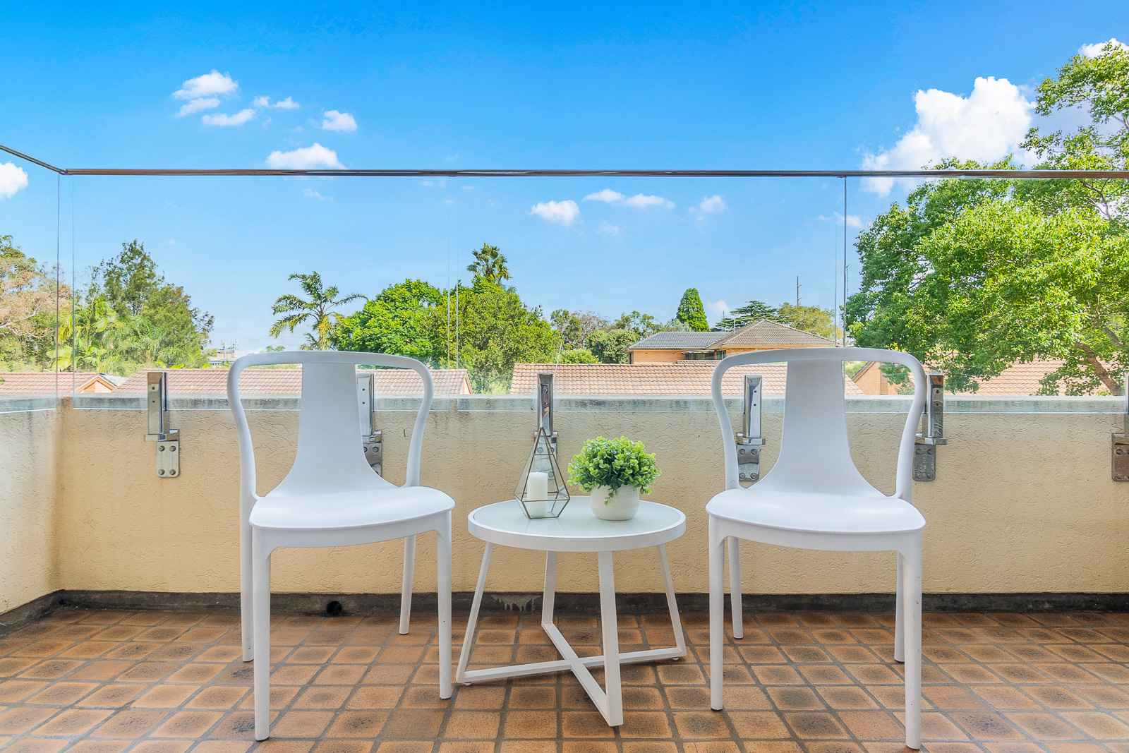 North-facing home with garden views