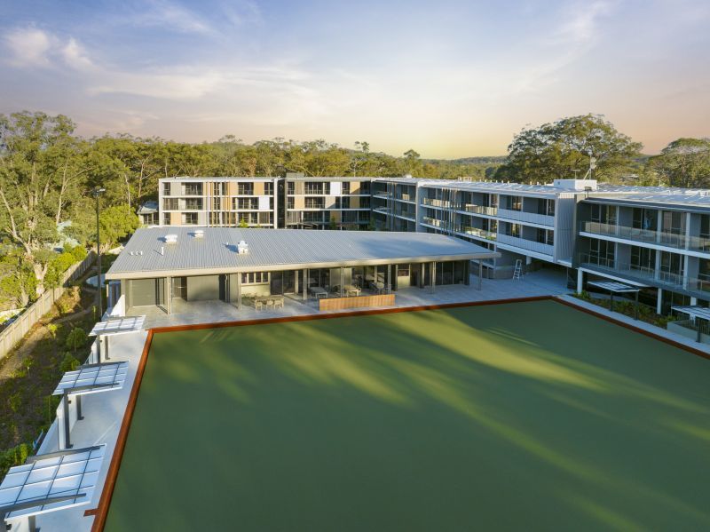 North-facing two-bedroom apartment with Brisbane skyline views