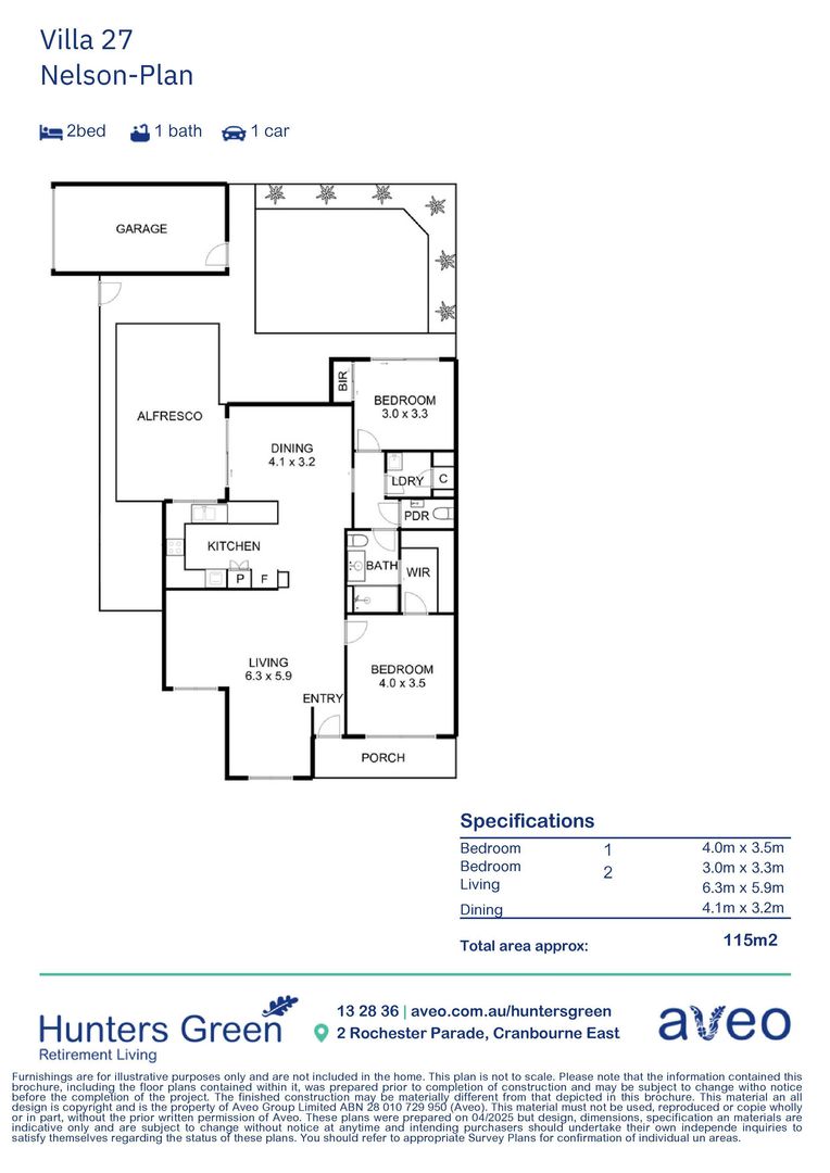 Large & Spacious Two-Bedroom Villa in a Thriving Community
